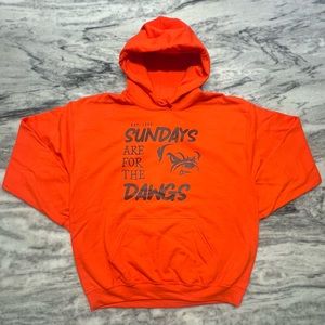 Sundays are for the dogs Browns hoodie size: large
